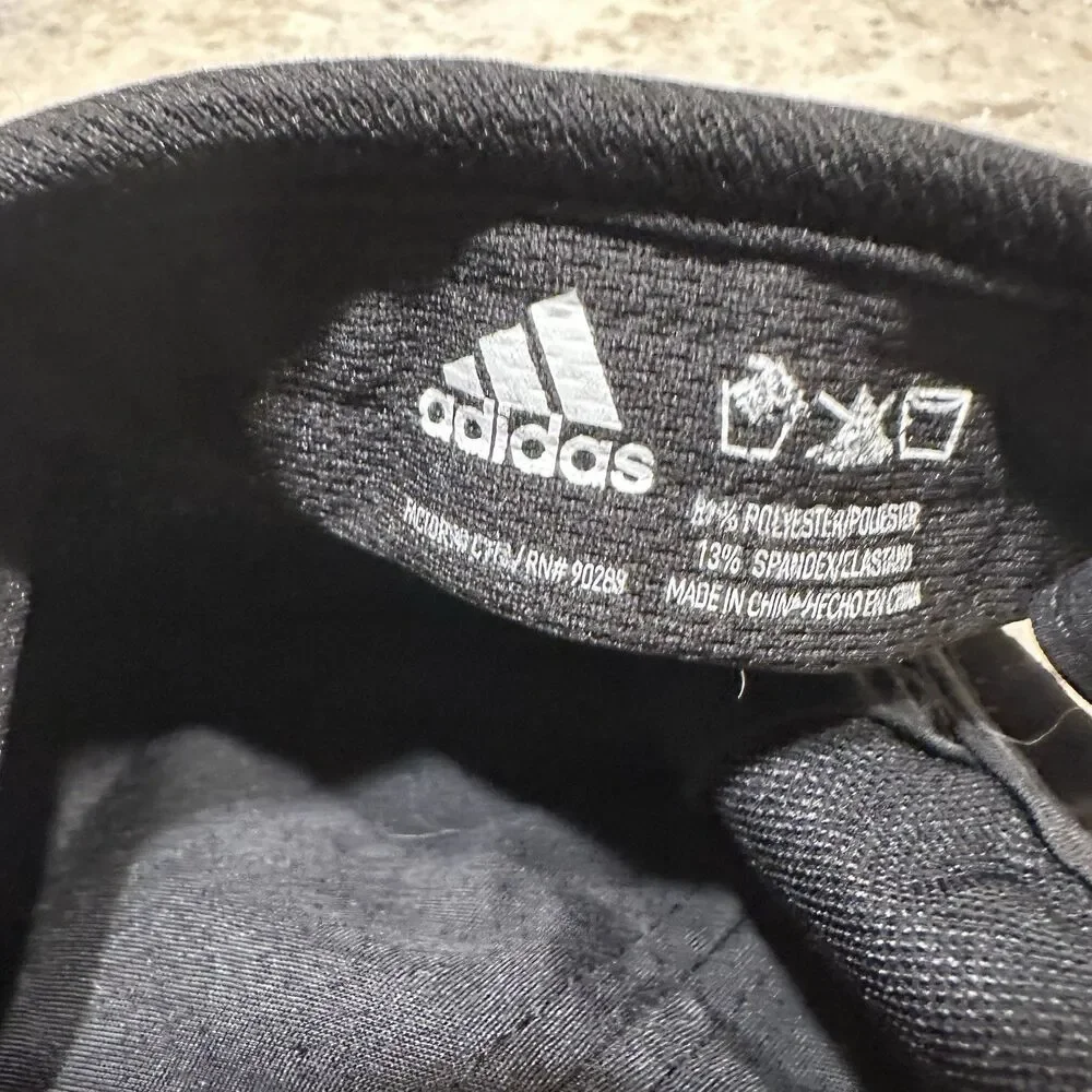 Adidas Running Hat Cap Black Aeroready Adjustable Lightweight‎ Classic Fit